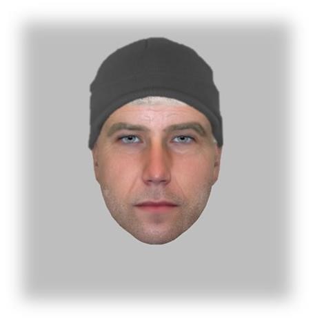 e-fit white man in beanie hat