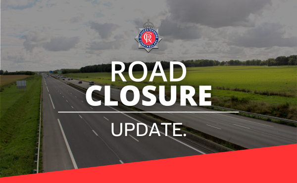 Road closure update banner