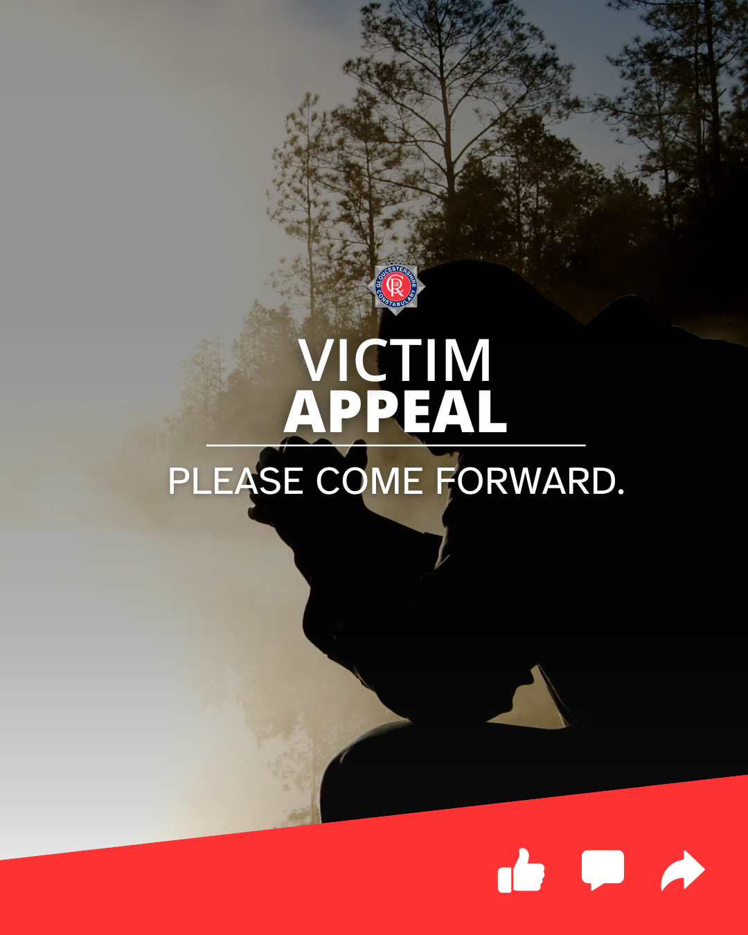 Victim appeal banner