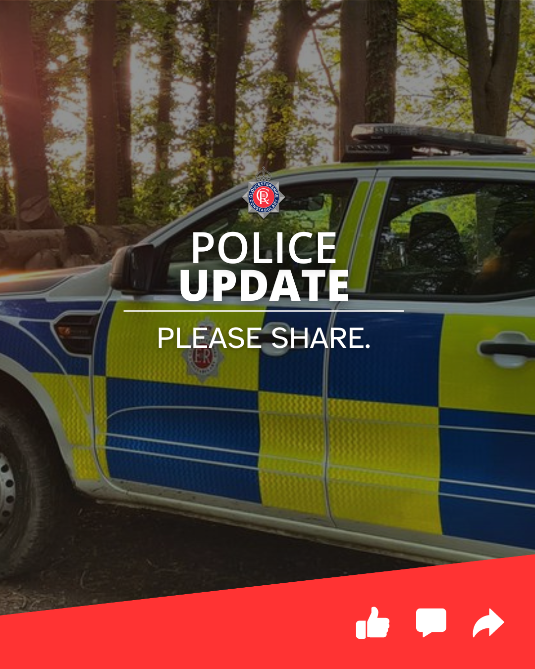 Police update banner
