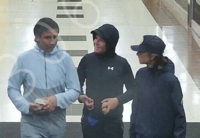 Kings Walk CCTV image of three boys
