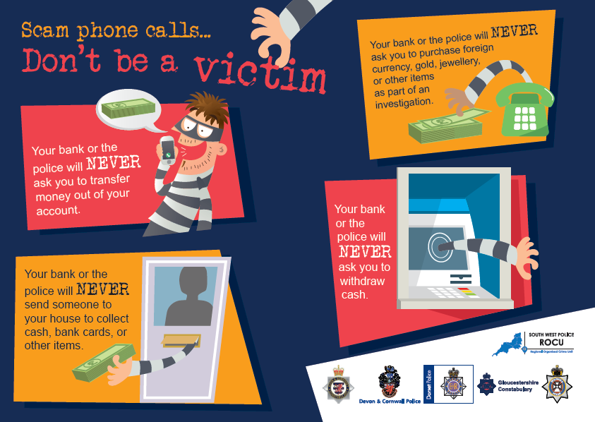 Scam advice leaflet