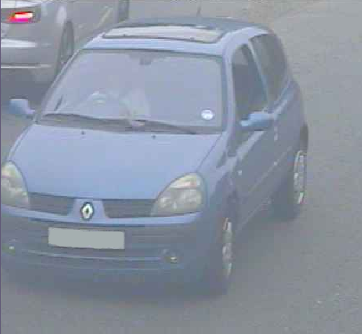 Blue Renault Clio